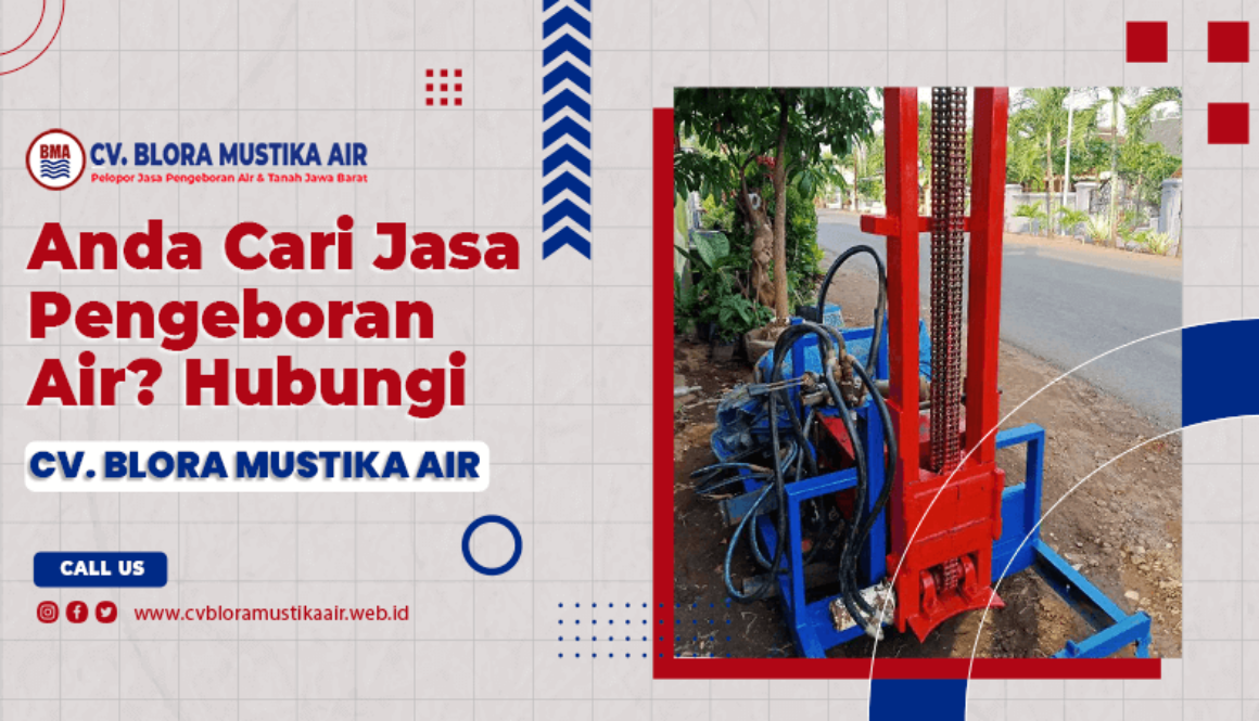 Jasa Pengeboran Sumur Bor